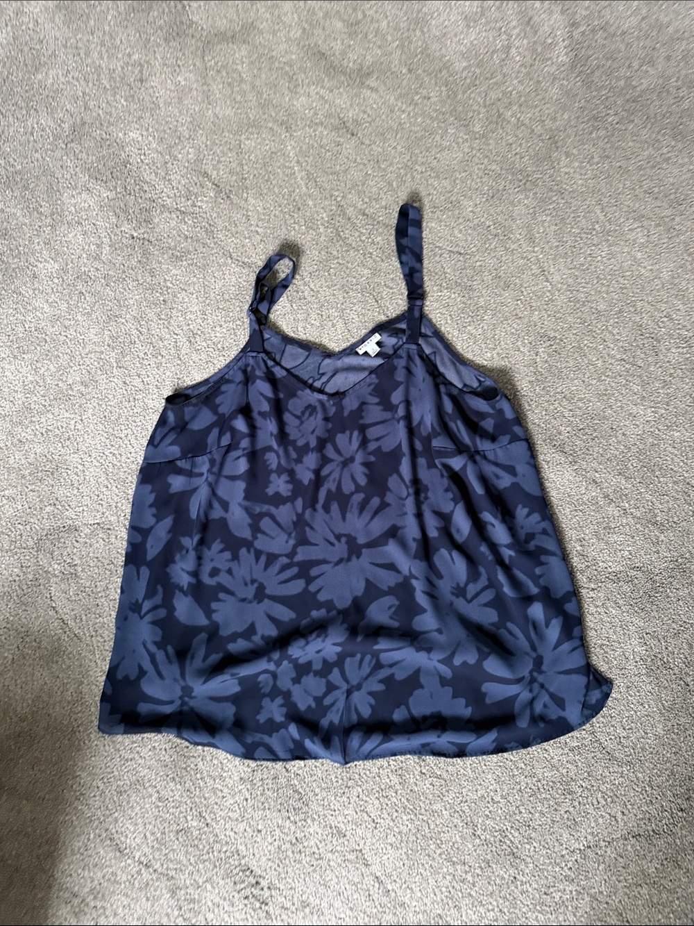torrid Navy Floral Spaghetti adjustable Strap Cami